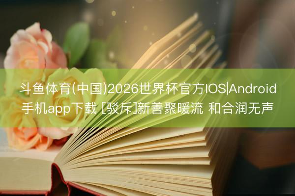 斗鱼体育(中国)2026世界杯官方IOS|Android手机app下载 [驳斥]新善聚暖流 和合润无声